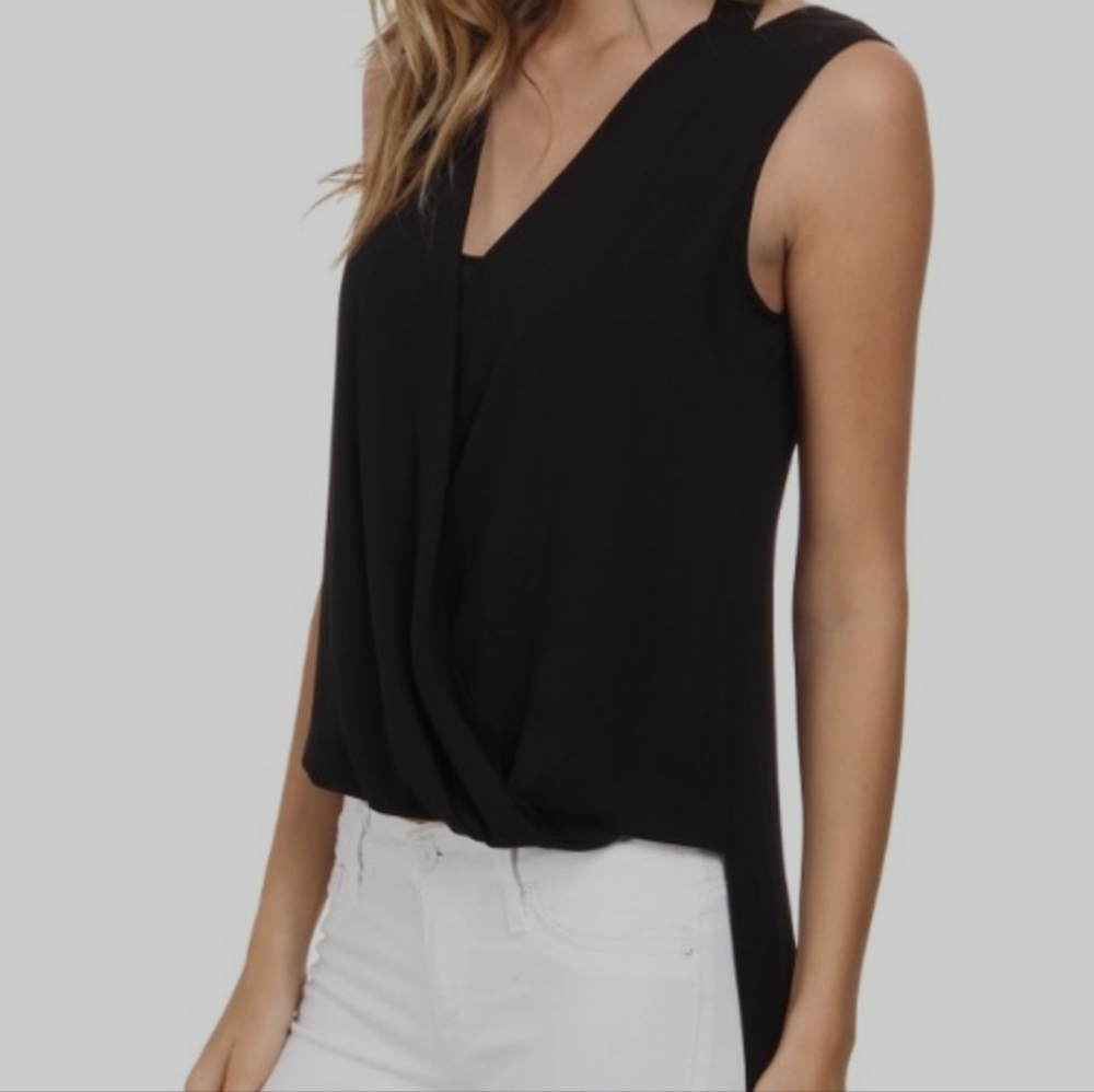 BCBGMAXAZRIA Nicoleta Wrap Top